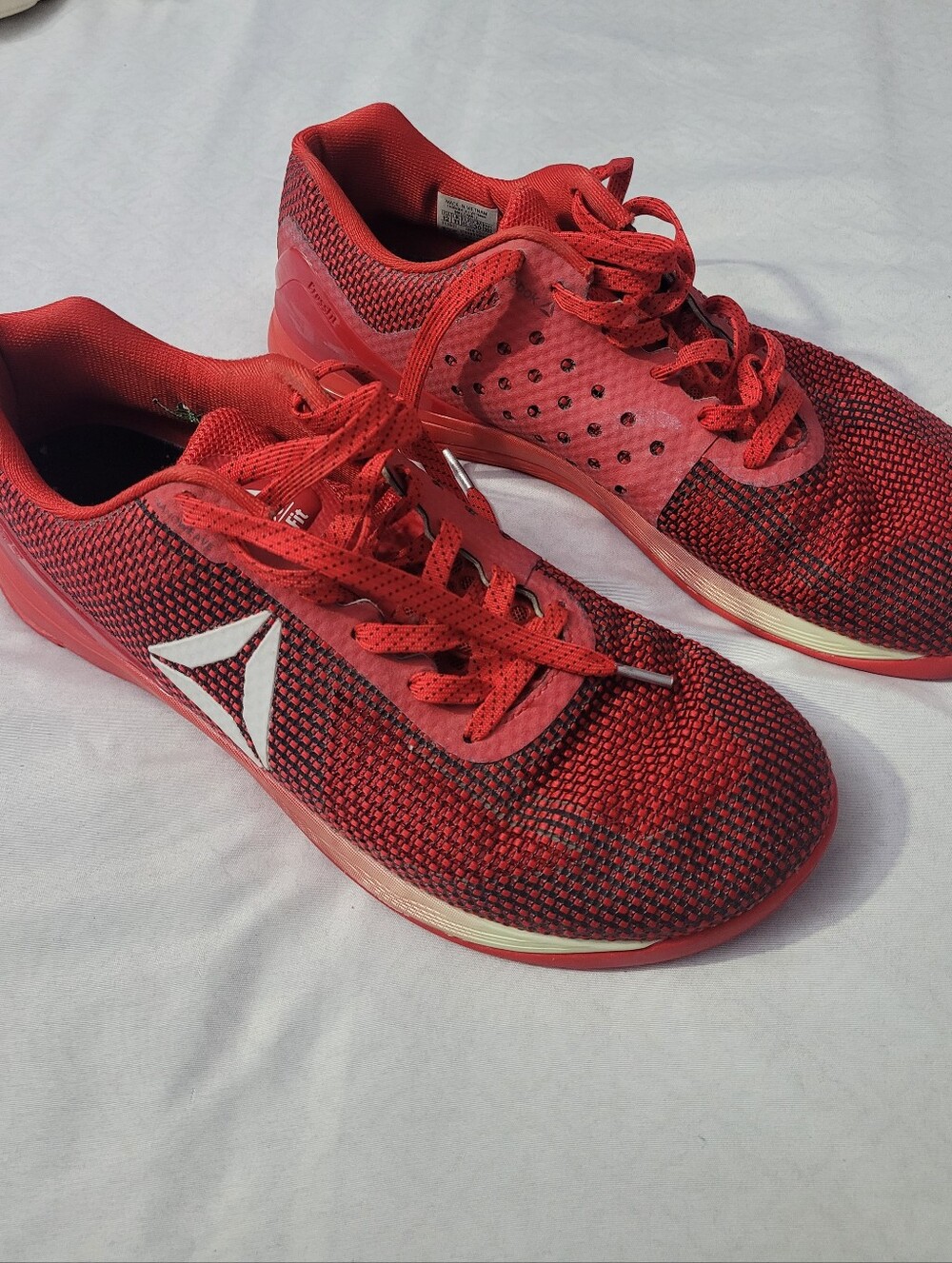 Reebok Men's Red Crossfit Sneakers